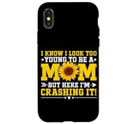 So che sembro troppo giovane per essere una mamma, ma qui lo sto schiantando Custodia per iPhone X/XS