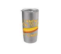 So come usare la mia lingua divertente Harmonica Bicchiere termico in acciaio inox doppia parete