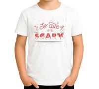 So Cute It's Scary - Dolce Halloween Fantasma con fiocchi, ideale per ragazze, bambini o abiti di Halloween, bianco, 6 anni