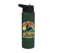 So di cavalcare come un vecchio che cerca di tenere il passo Stainless Steel Insulated Water Bottle
