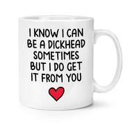So Di Essere Un Idiota A Volte, Lo Prendo Da Te Tazza Mug Da 10oz Festa Del Papà