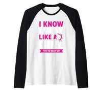 So di giocare come una ragazza che cerca di tenere il passo a calcio Maglia con Maniche Raglan