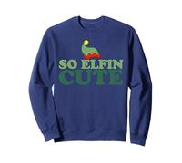 So Elfin Cute Funny Christmas Elf Felpa