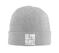 So Far This Is The Oldest I've Ever Been Berretto Lavorato Confortevole Berretto Sci Morbido Cappello Invernale per Motociclismo Ciclismo Snowboard