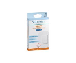 so.farma.morra CEROTTI DELICATI 8X10 CM 5 PEZZI SOFARMAPIU'