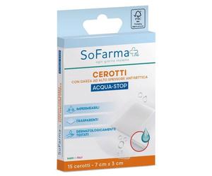 so.farma.morra CEROTTO ACQUASTOP 7X3 CM 15 PEZZI SOFARMAPIU'