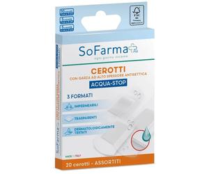 so.farma.morra CEROTTO ACQUASTOP ASSORTITI 20 PEZZI SOFARMAPIU'
