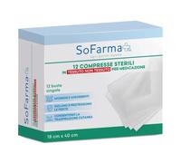 So.farma.morra Garza Compressa In Tnt 18x40 Cm 12 Pezzi Sofarmapiu'