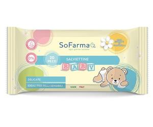 so.farma.morra SALVIETTINE BABY CAMOMILLA 20 PEZZI SOFARMAPIU'