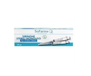 so.farma.morra SIRINGA STERILE 10 ML GAUGE 21 10 PEZZI SOFARMAPIU'