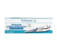 SOFARMAPIÙ SIRINGA STERILE 2,5ML G23 10PZ
