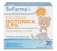 so.farma.morra SOLUZIONE SALINA 0,9% 20 FLACONI 2,5 ML SOFARMAPIU'