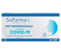 SO.FARMA.MORRA SpA TEST ANTIGENICO RAPIDO COVID-19 NASALE RILEVAZIONE QUALITATIVA ANTIGENI SARS-COV-2 IN TAMPONI NASALI 20 PEZZI USO PROFESSIONALE SOFARMAPIU'