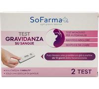 SO.FARMA.MORRA SpA TEST GRAVIDANZA SU SANGUE SOFARMAPIU' AUTODIAGNOSTICO 2 PEZZI