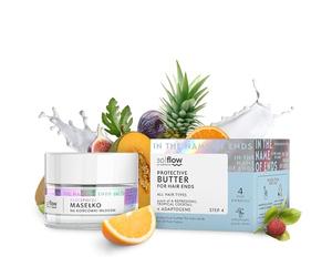 So!Flow Burro protettivo intensivo per punte di capelli con karité e macadamia, rafforza, nutre e rivitalizza i capelli fragili per una bellezza resiliente