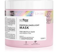 so!flow High Porosity Hair Protein-Emollient Mask maschera rinforzante per capelli fragili e stanchi 400 ml