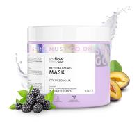 So!Flow Maschera Rivitalizzante Profonda con Prunus e Rhodiola - Cura Intensiva per Capelli Colorati con Oli Ricchi e Proteine per Nutrire, Rinforzare e Proteggere