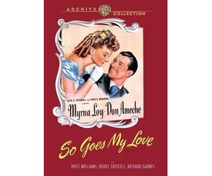 So Goes My Love (DVD) Bobby Driscoll Rhys Williams Richard Gaines Don Ameche