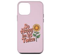 So Happy I'm 25 Twice Sunflower Funny 50th Birthday 50 Year Custodia per iPhone 12 mini