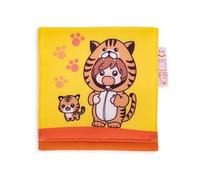 SO KAWAII - Busta Portatutto Tiggy Ufficiale So Kawaii, Borsa Porta Oggetti Ideale per Porta Merenda, in Tessuto, Interno Impermeabile, Chiusura a Strap ed Etichetta Portanome, Idea Regalo