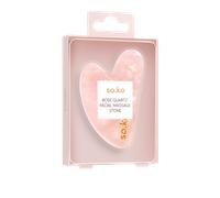 so.ko Gua Sha Pietra per massaggio in quarzo rosa