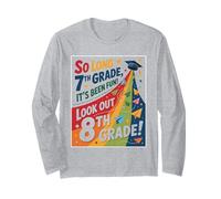 So Long 7th Grade Look out 8th Grade Passaggio Scolastico Maglia a Manica