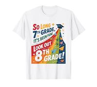 So Long 7th Grade Look out 8th Grade Passaggio Scolastico Maglietta