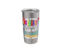 So Long Kindergarten 1st Grade Here I Come Its Been Fun Look Bicchiere termico in acciaio inox doppia parete