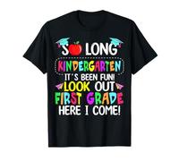 So Long Kindergarten Laurea Prima Elementare Here I Come Bambini Maglietta