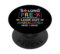 So Long Pre-K 1st Kindergarten Here I Come Back To School PopSockets PopGrip Adesivo