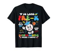 So Long Prek It's Been Fun Look Out Kindergarten Here I come Maglietta