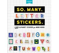 Pipsticks®+Workman® So. Many. Letter Stickers. (Tascabile) Pipsticks+Workman