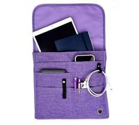 SO~MINE Organizer da tasca per aereo, copritavolo, organizer per schienale del sedile in volo, borsa da viaggio essenziale per pendolari, custodia per dispositivi multimediali per il volo