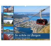 So schön ist Bergen (Wandkalender 2026 DIN A2 quer), CALVENDO Monatskalender: Das Herz der Fjorde