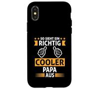 So sieht eine richtig COOL Papa aus for Dad Custodia per iPhone X/XS