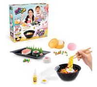 So Slime Bento Slime Slime - Kit per realizzare slime di sushi e ramen Bao | Mescola lo stampo e decora i tuoi disegni, elastico Squish & Twist per un divertimento sensoriale, include bacchette e pezzi