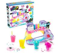 So Slime, Slimelicious - Slimelicious - Stazione Slimelicious per fai da te, 16 slime, decorazioni e shaker inclusi, fresco e profumato, per mescolare il tuo slime
