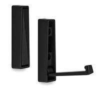 SO-TECH Gancio Appendiabiti Pieghevole Montaggio a Superficie BARI 80 x 20 x 15 mm nero Porta-Cappotti pieghevole