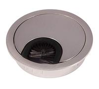 SO-TECH Passacavo metallo Aspetto acciaio inox Foratura dimensioni Ø 68 mm Scrivania con guarnizione antipolvere