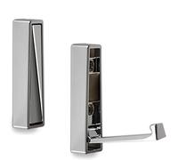 SO-TECH®- Set di 2 Ganci Pieghevoli BARI 80x 20x 15mm Cromati convesso Ganci Attaccapanni Porta-Cappotti ribaltabili Ganci Ripieghevoli da Montaggio di SO-TECH®
