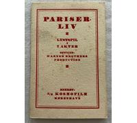 So This Is Paris Monte Blue, Patsy Ruth Miller Vintage 1926 Danish Movie Program