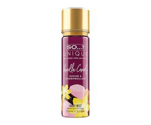 So…? Unique Womens Vegan Vanilla Candy Body Mist Fragrance Spray 150ml