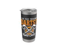 So You Throw Freccette Thats Axe Lancio Target Sports Bicchiere termico in acciaio inox doppia parete