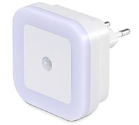 SOAIY Luce notturna led Luce Sensore di Movimento Luce da presa 3 Modalità ON/OFF/AUTO per bambini camera, bagno, soggiorno, corridoio, ecc (luce calda)