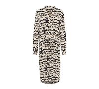 Soaked in Luxury - Abito Zig Zag in Bianco e Grigio - - Dresses - Donna - Beige - S
