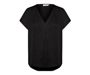 Soaked in Luxury, ,Blouses & Shirts ,Donna ,Nero ,XL Top nero con scollo a V e maniche corte