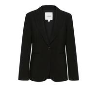 Soaked in Luxury, ,Jackets ,Donna ,Nero ,2XL Blazer Corto Nero con Scollo a V