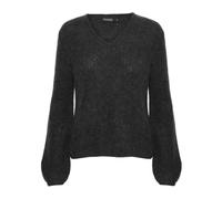 Soaked in Luxury - Maglione nero con scollo a V e maniche a sbuffo - -Knitwear -Donna -Nero -L