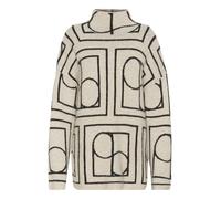 Soaked in Luxury - Monogram Pullover Sweater Whisper White - - Knitwear - Donna - Bianco - L
