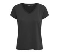 Soaked in Luxury, ,Tops ,Donna ,Nero ,M Magliette nera con scollo a V stile Columbine